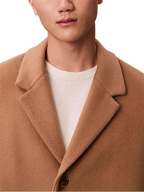 Cappotto cammello in misto lana Calvin Klein | LV04LD900GHMS